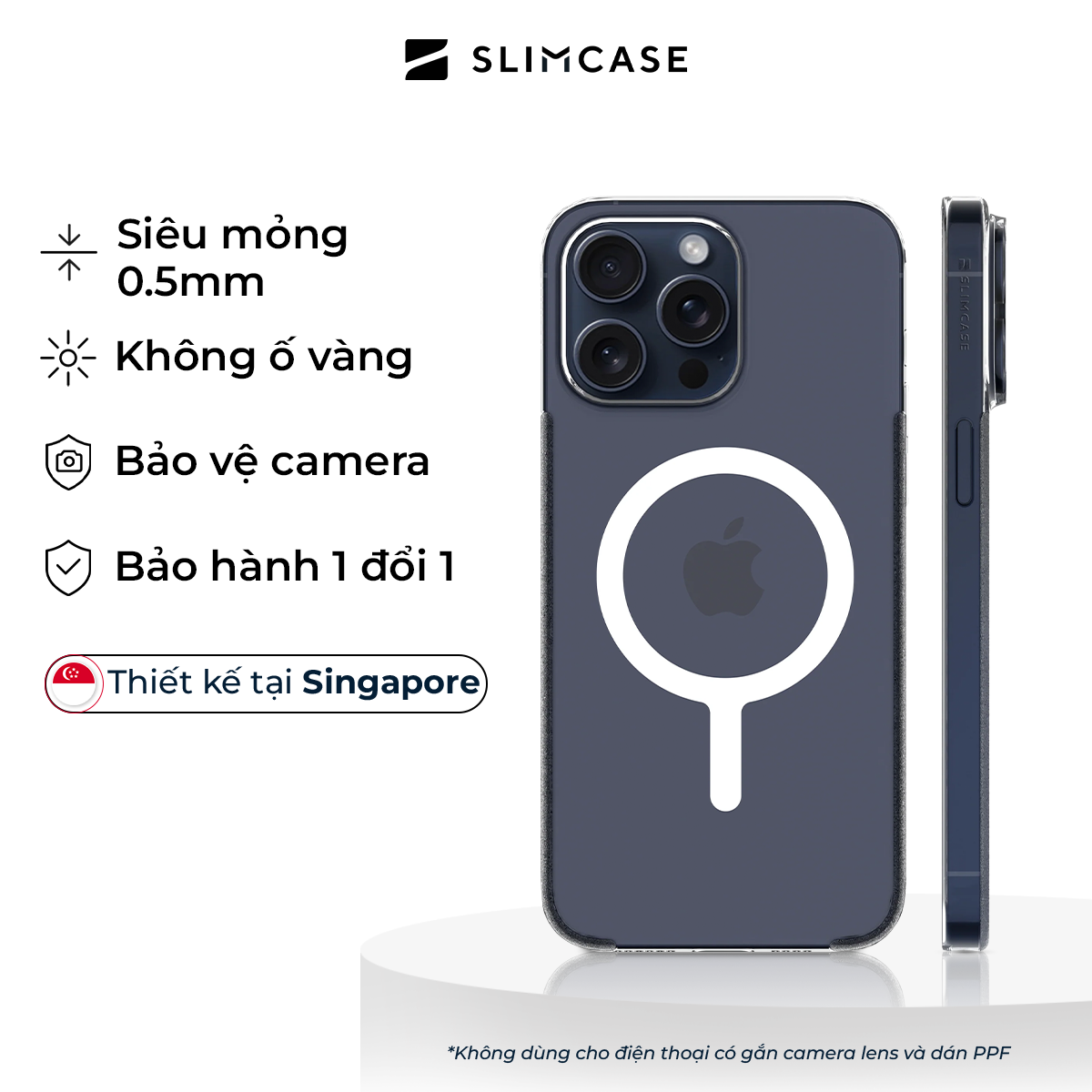 Ốp lưng Slimcase iPhone 15 Pro Max