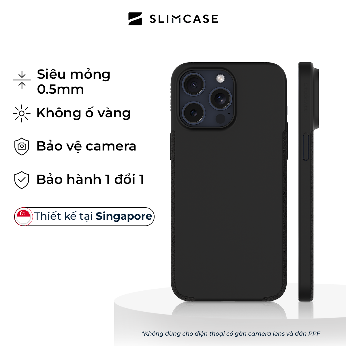 Ốp lưng Slimcase iPhone 15 Pro Max