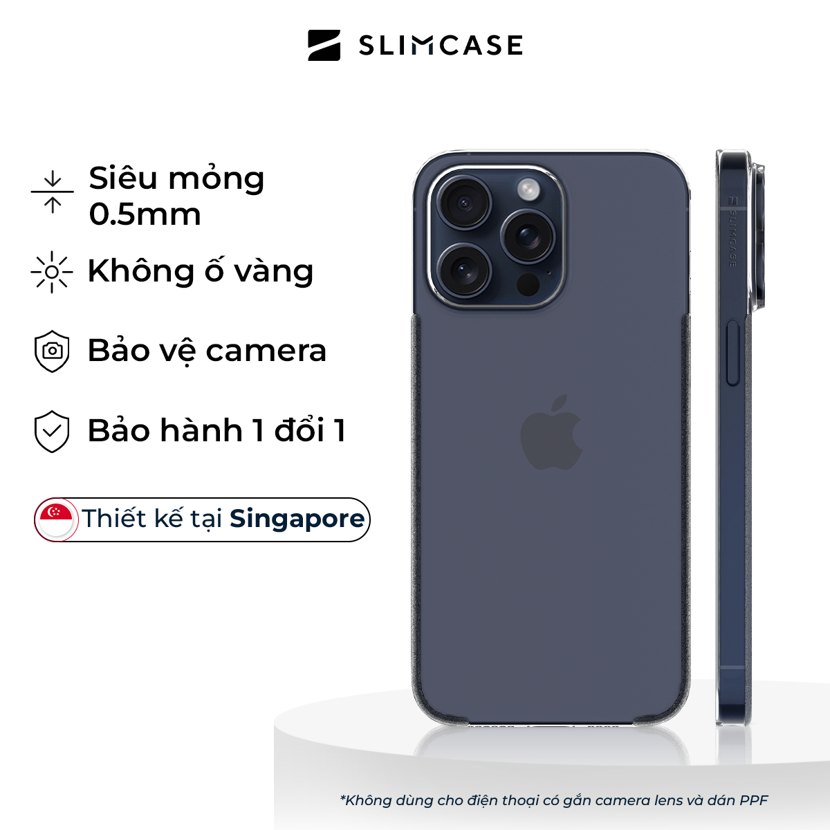 Ốp lưng Slimcase iPhone 15 Pro Max