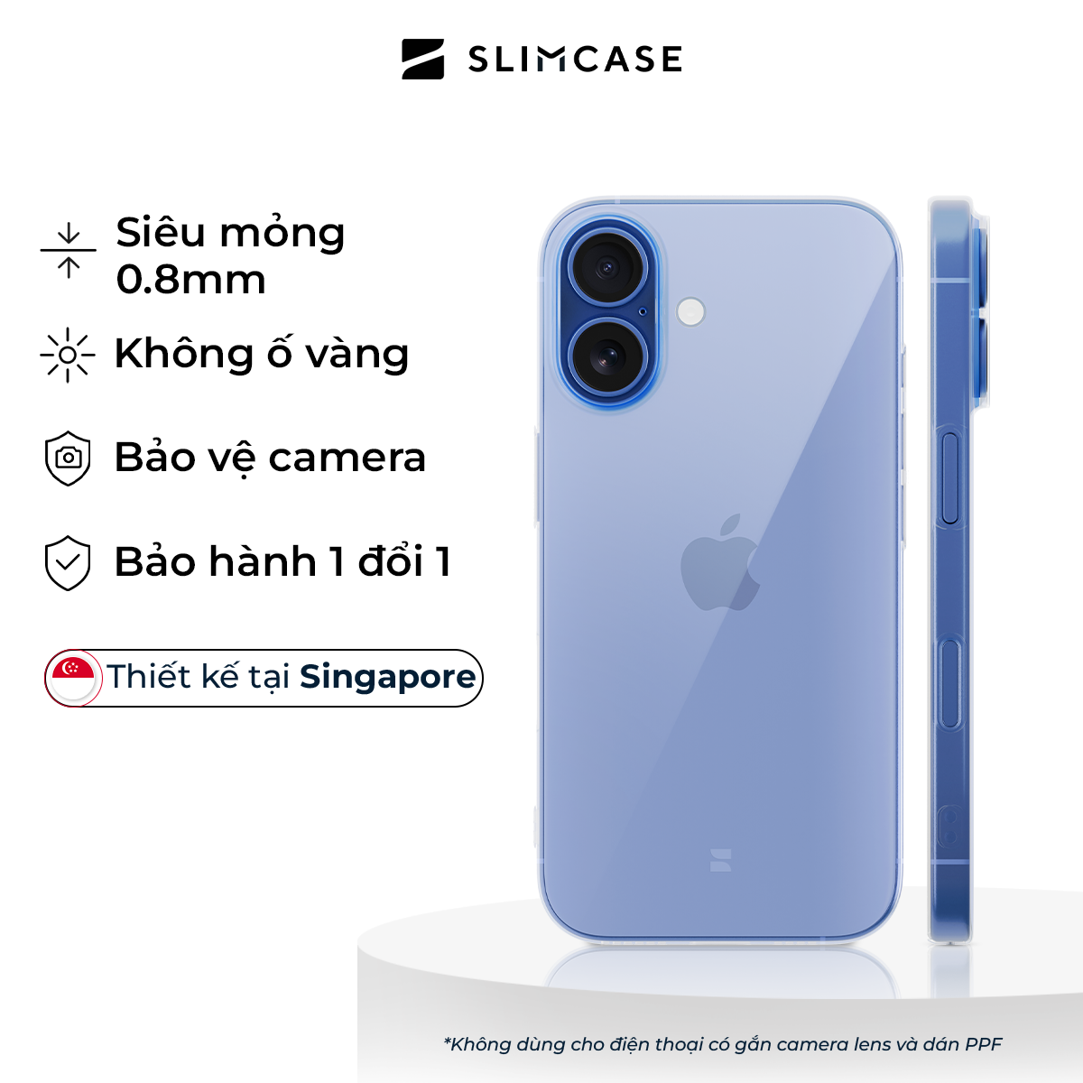 Ốp lưng Slimcase iPhone 16 Plus