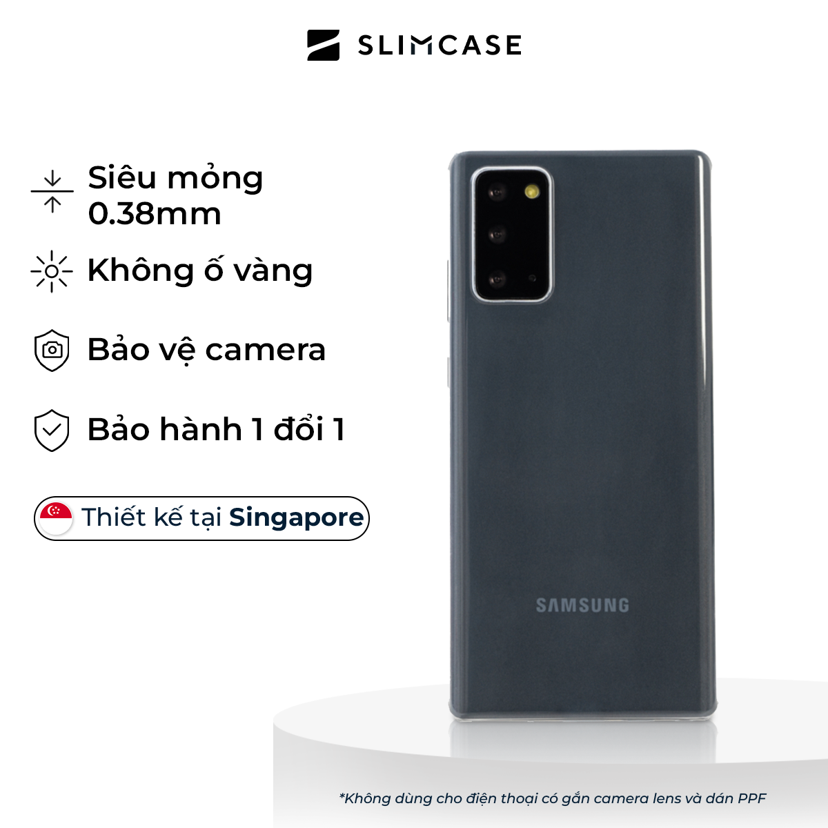 Ốp lưng Slimcase dòng Samsung Galaxy S20