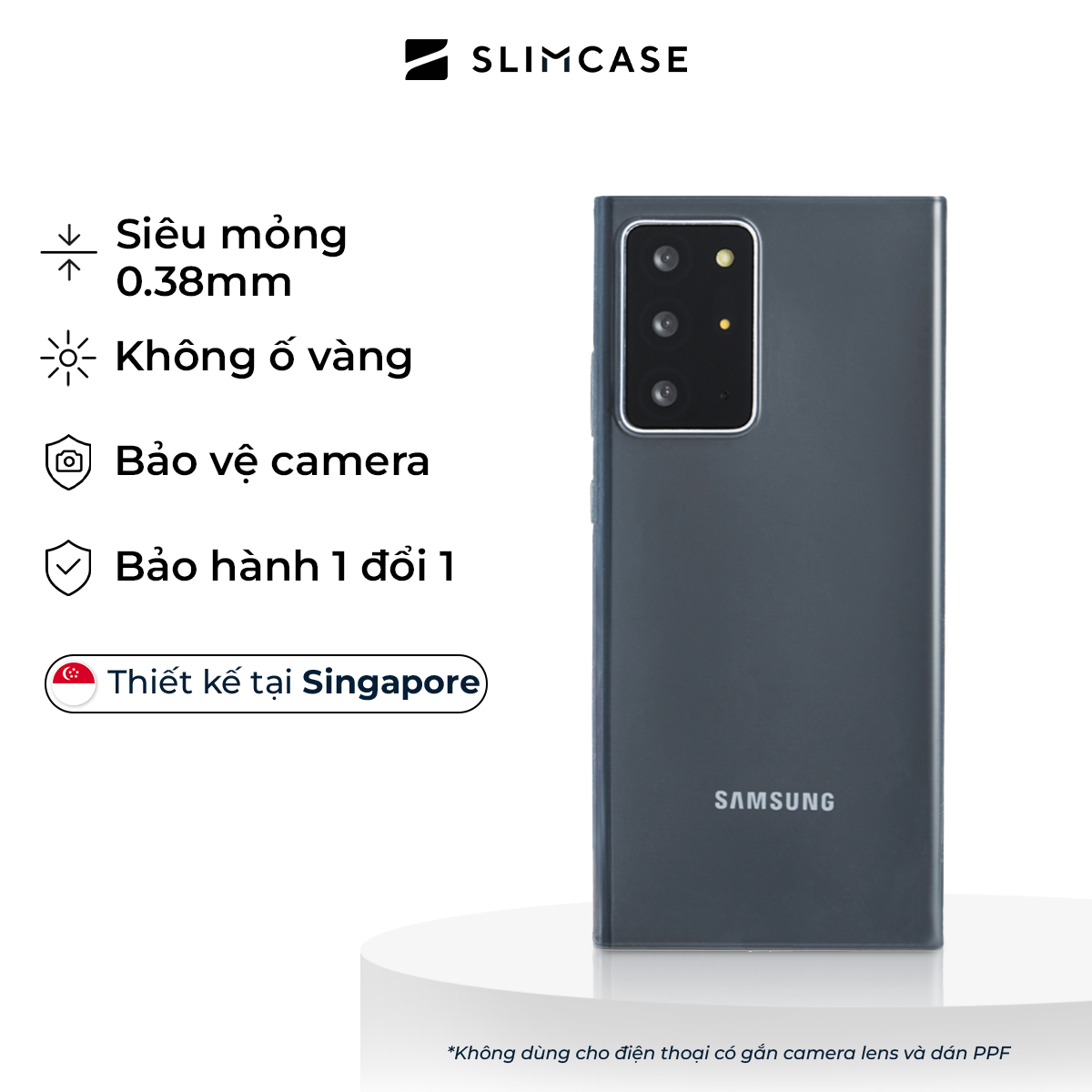 Ốp lưng Slimcase dòng Samsung Galaxy S20