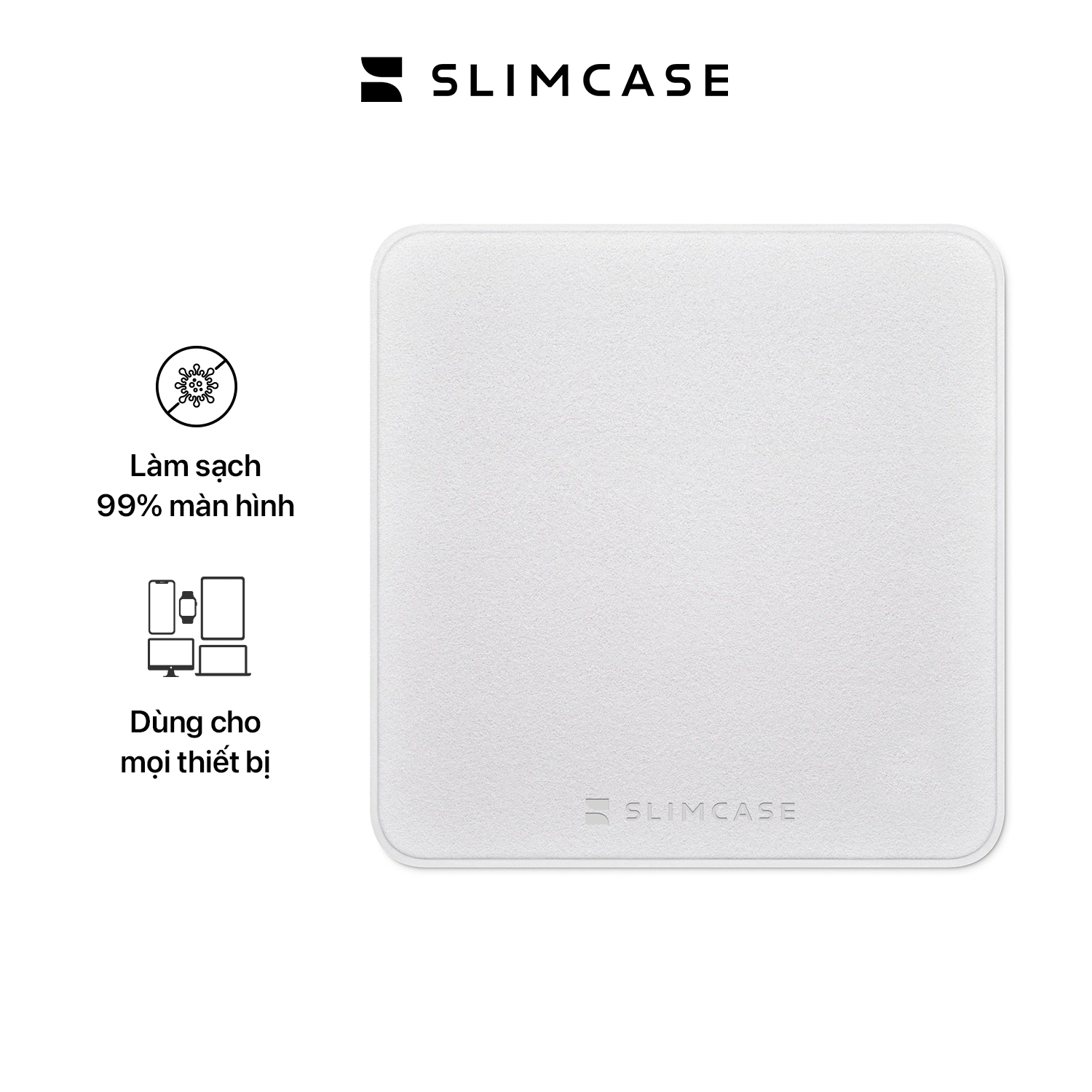 Khăn lau màn hình điện tử Slimcase - Khăn lau - Trắng - Slimcase Vietnam