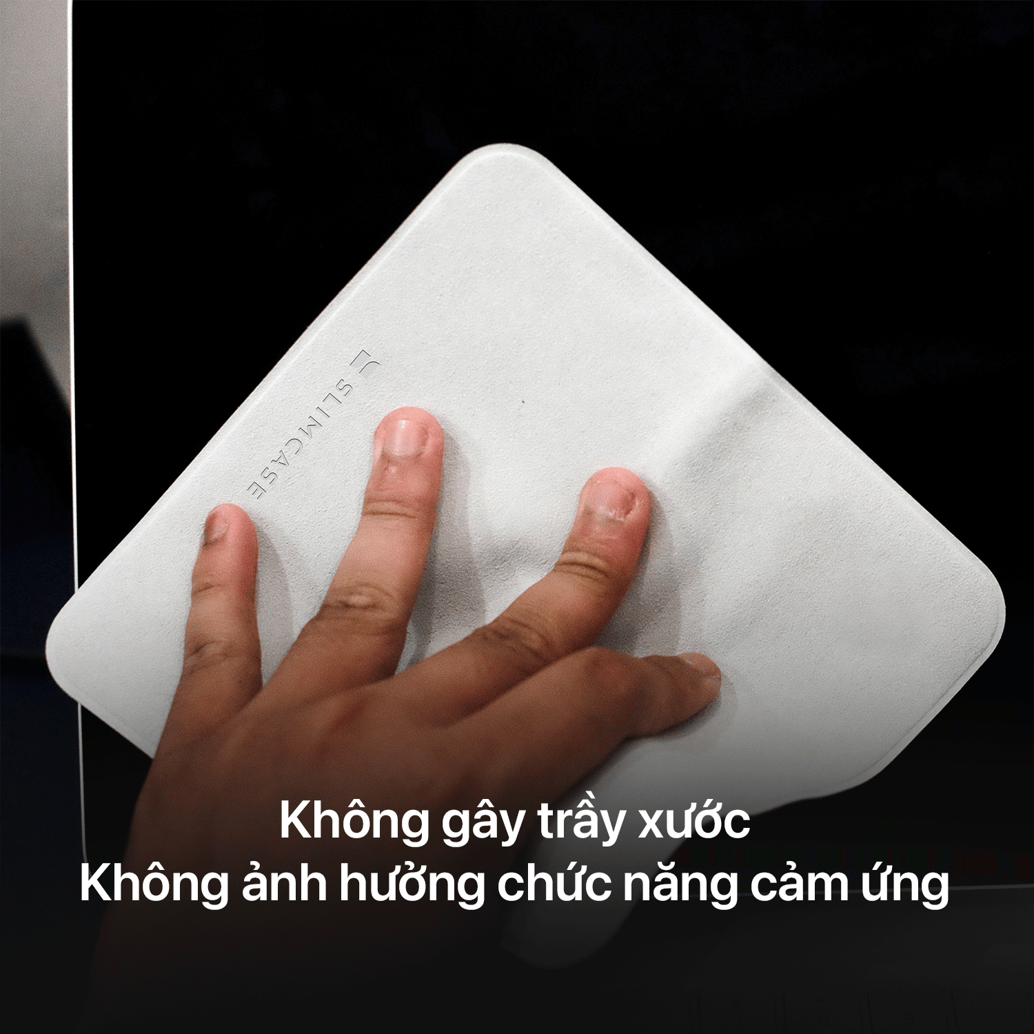 Combo 2 quà : Túi đựng phụ kiện điện tử và khăn lau điện tử