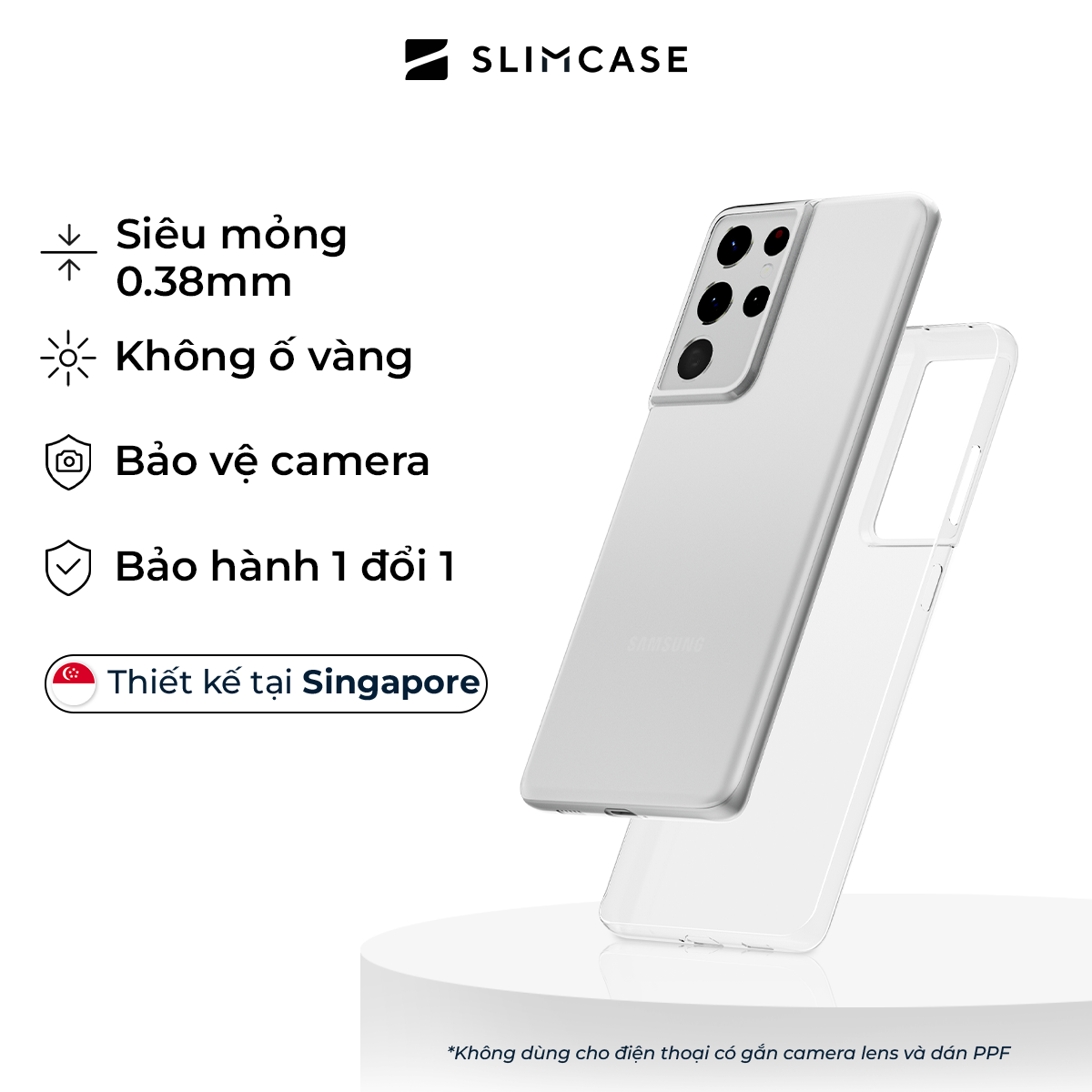 Ốp lưng Slimcase Samsung Galaxy S21 Ultra - Classic / S21 Ultra Slimcase Vietnam