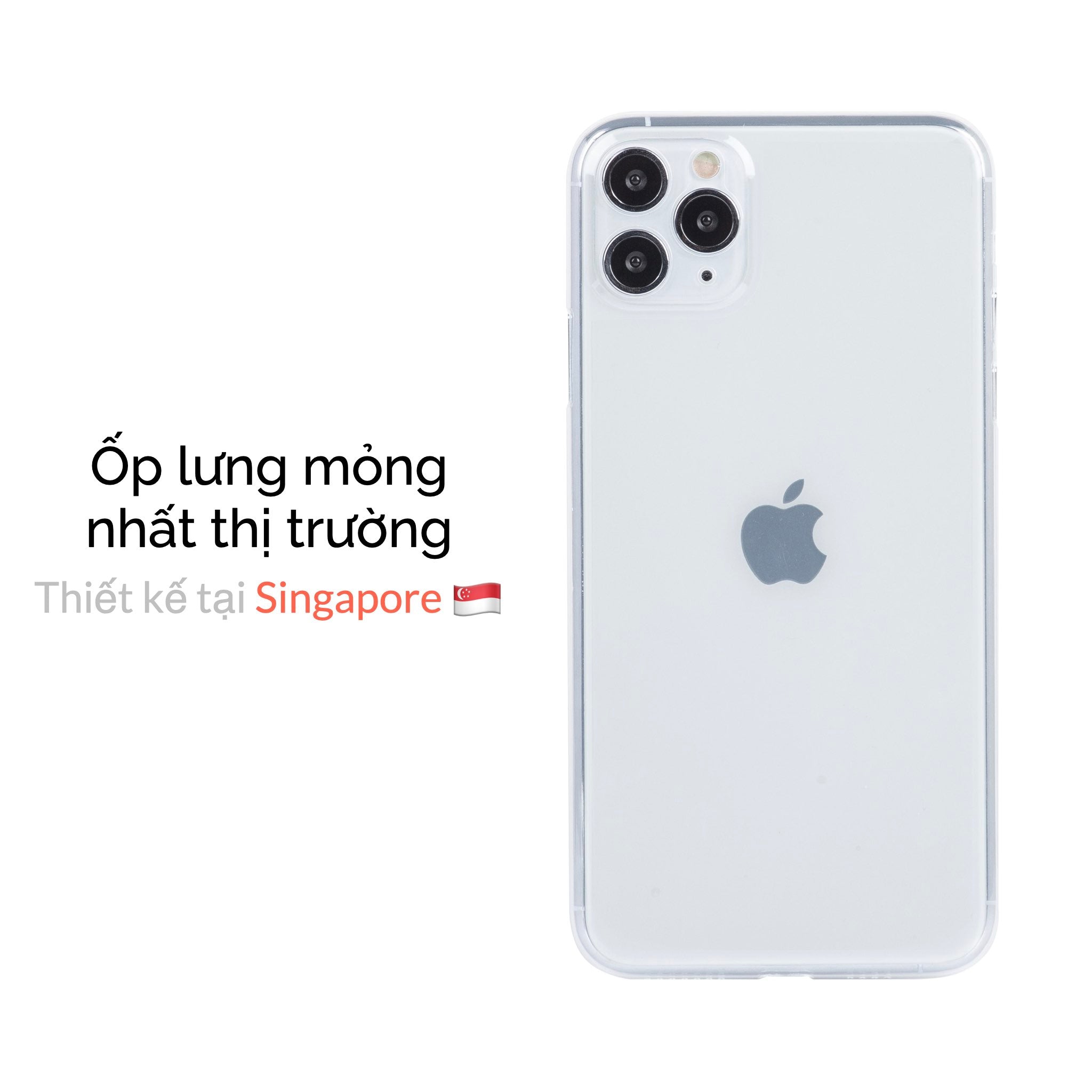 Ốp Lưng Slimcase cho iPhone 11 Pro - Classic - Trong suốt - Slimcase Vietnam