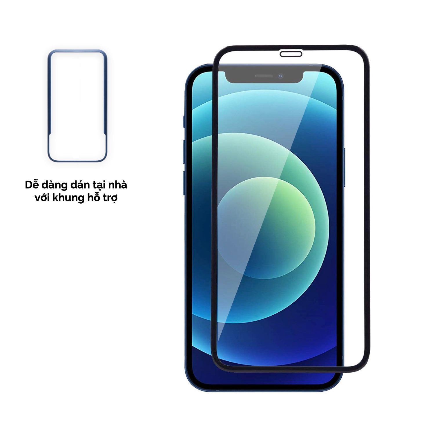 Kính cường lực cho dòng iPhone 12 - iPhone 12 Mini - Slimcase Vietnam
