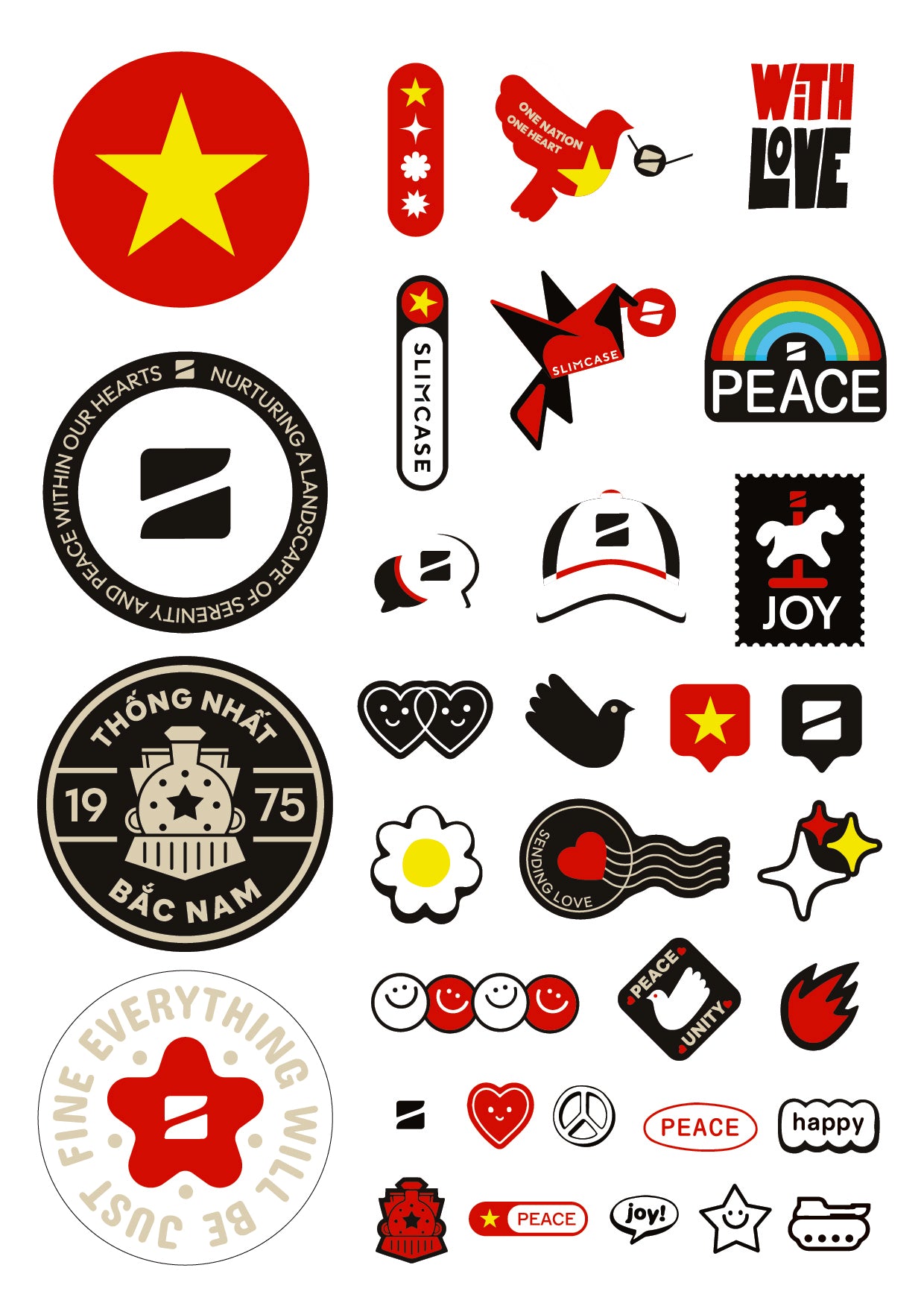 Bộ Sticker Slimcase
