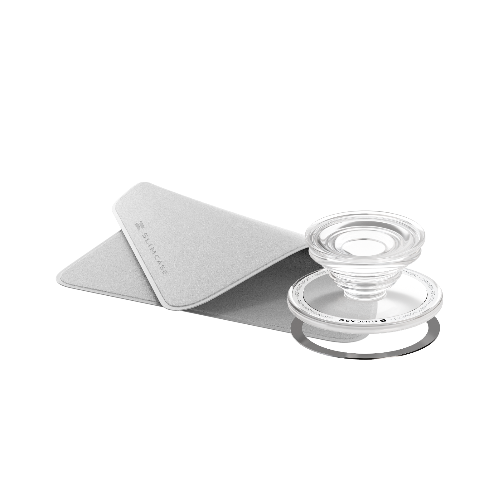 Combo 2 quà : Giá đỡ điện từ gấp gọn và khăn lau điện tử