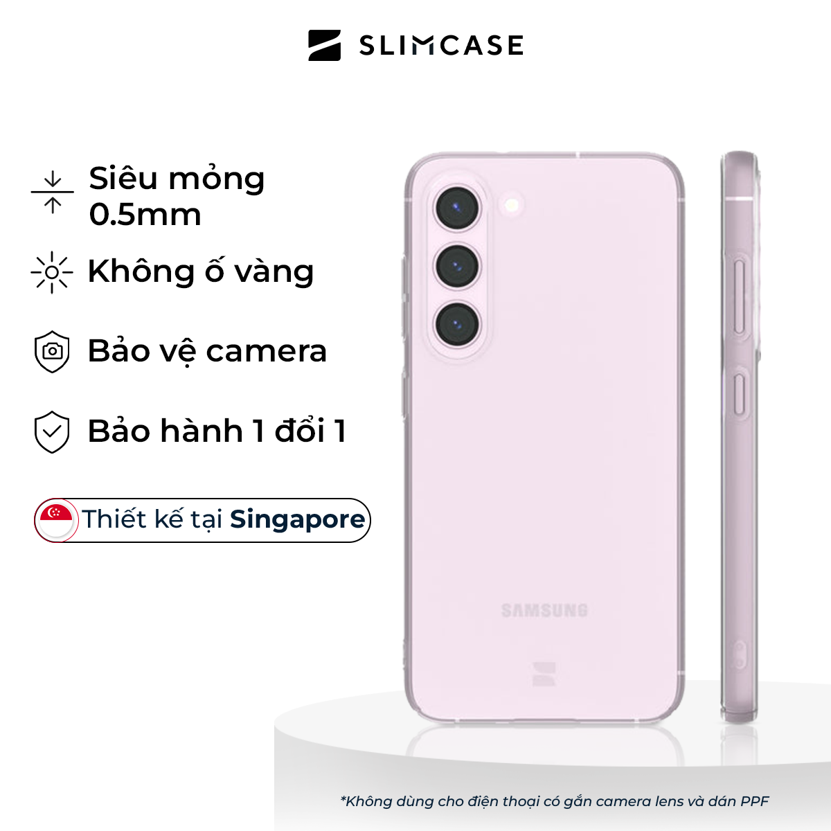 Ốp lưng Slimcase Classic Samsung Galaxy S23 Plus