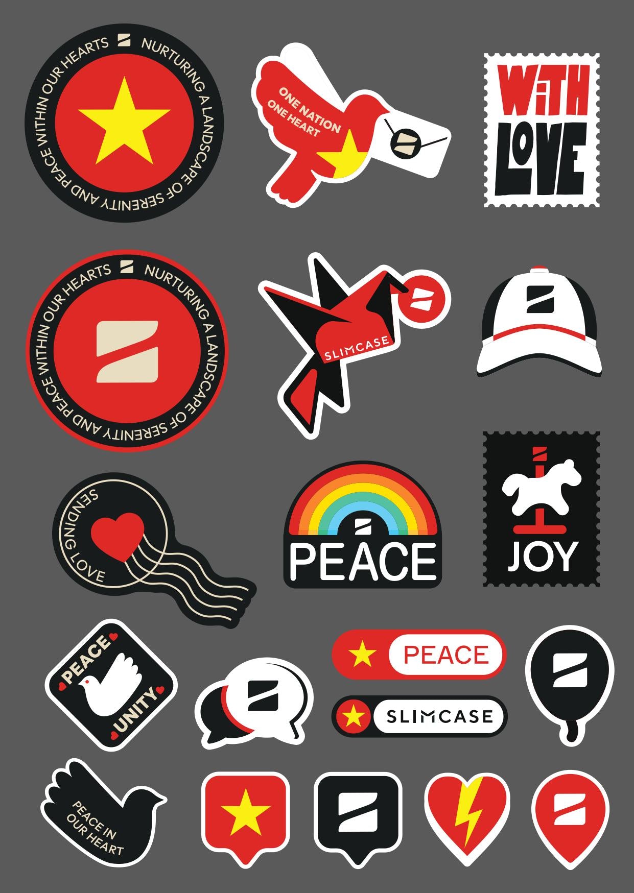 Bộ Sticker Slimcase