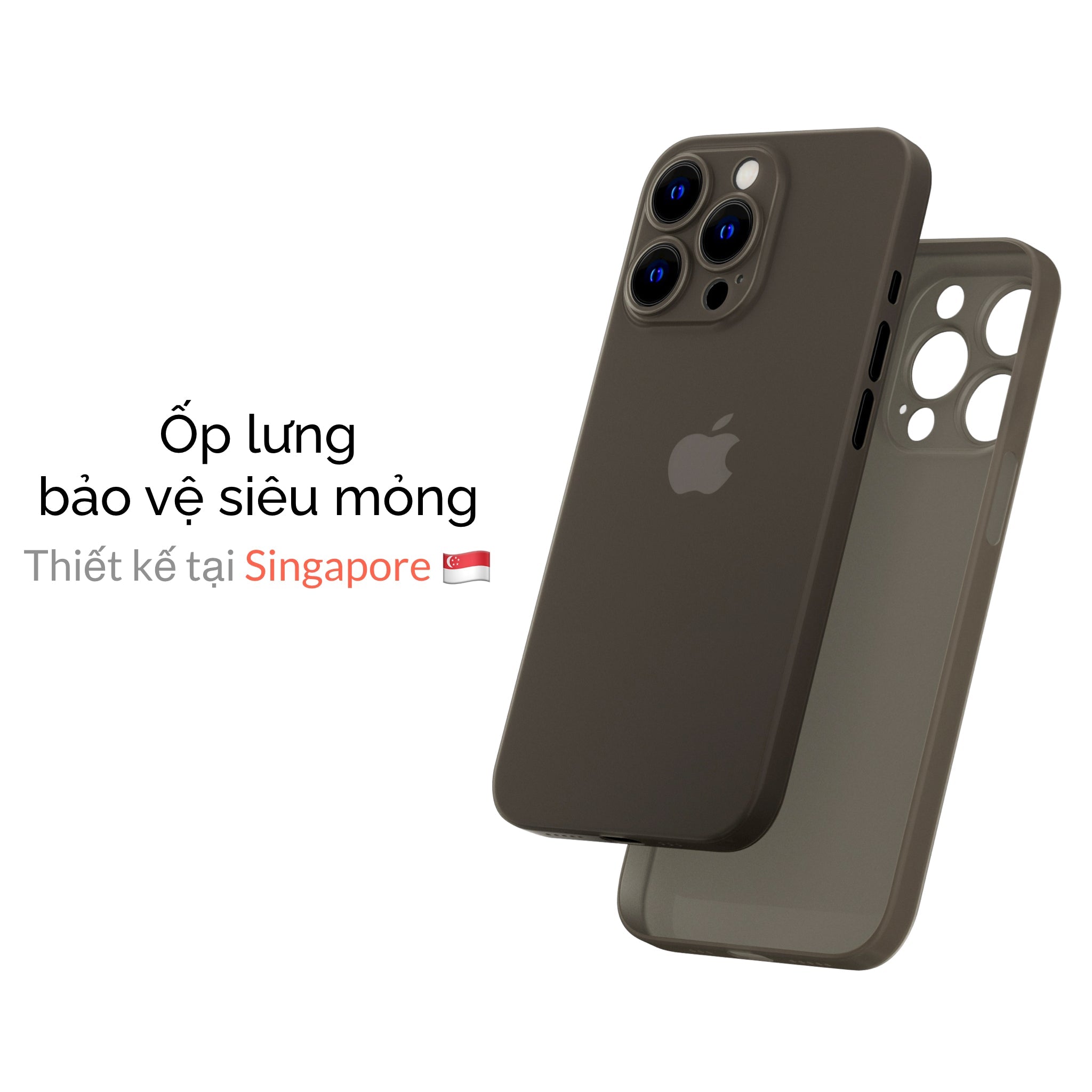 Ốp lưng Slimcase iPhone 14 Pro - Unique / Trong suốt Non-MagSafe Slimcase Vietnam