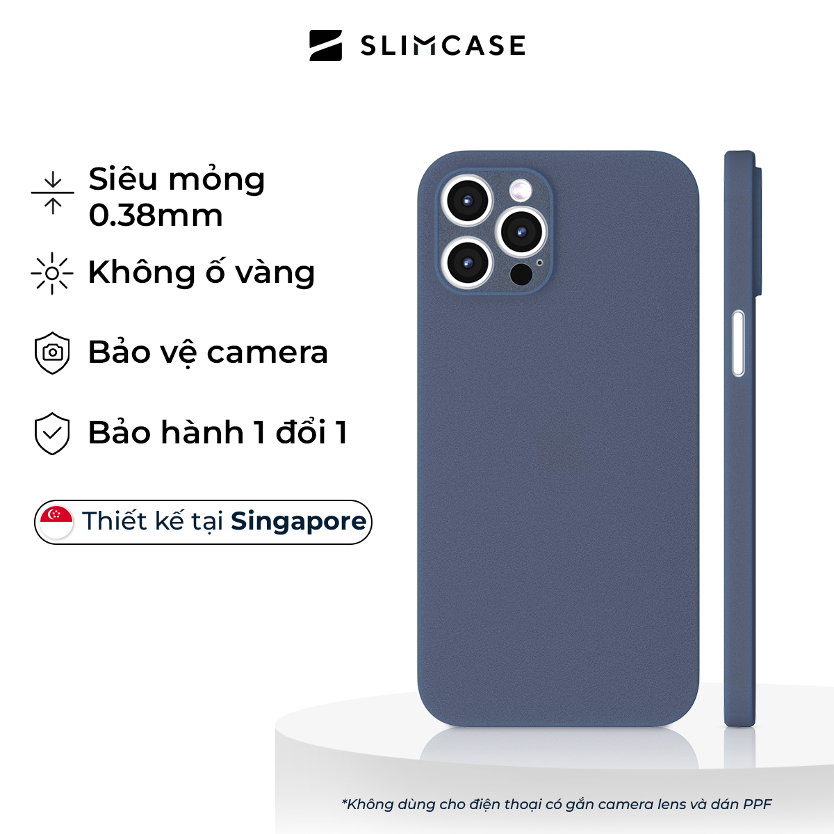 Ốp lưng Slimcase iPhone 12 Pro Max