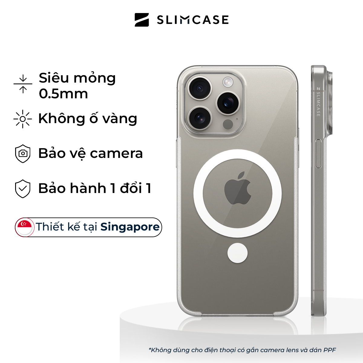Ốp lưng Slimcase iPhone 15 Pro